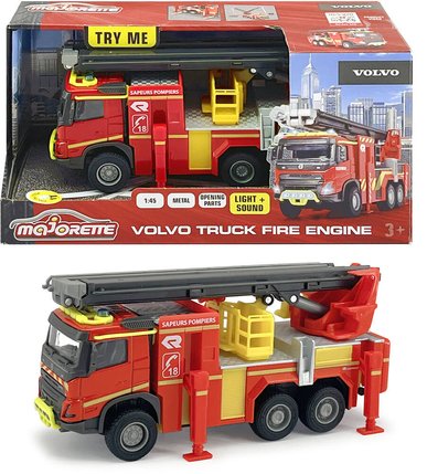 Majorette Grand Series Volvo Camion Toupie FMX 19cm Echelle 1