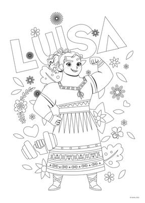 coloriage activite imprimer gratuit Encanto