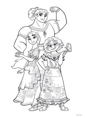 coloriage activite imprimer gratuit Encanto