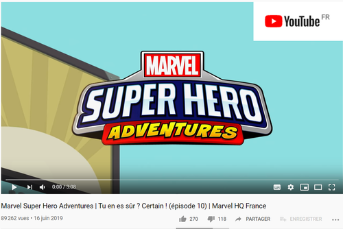 Chaine Youtube Marvel HQ France