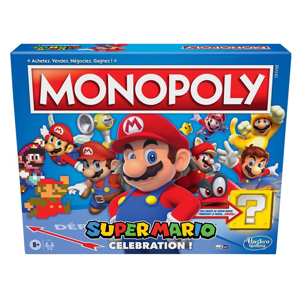 HASBRO Jeu Monopoly Super Mario Le film pas cher 
