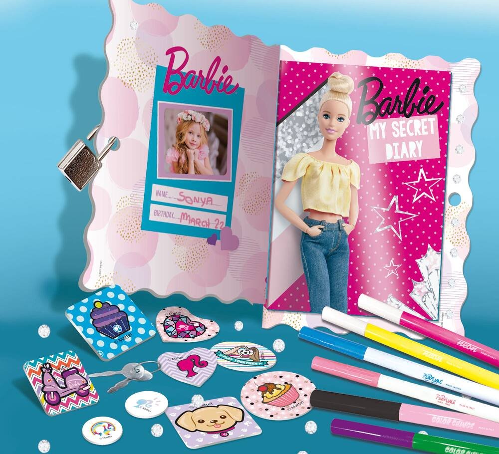 Agenda Avec Accessoires Barbie My Secret Diary à Prix Carrefour