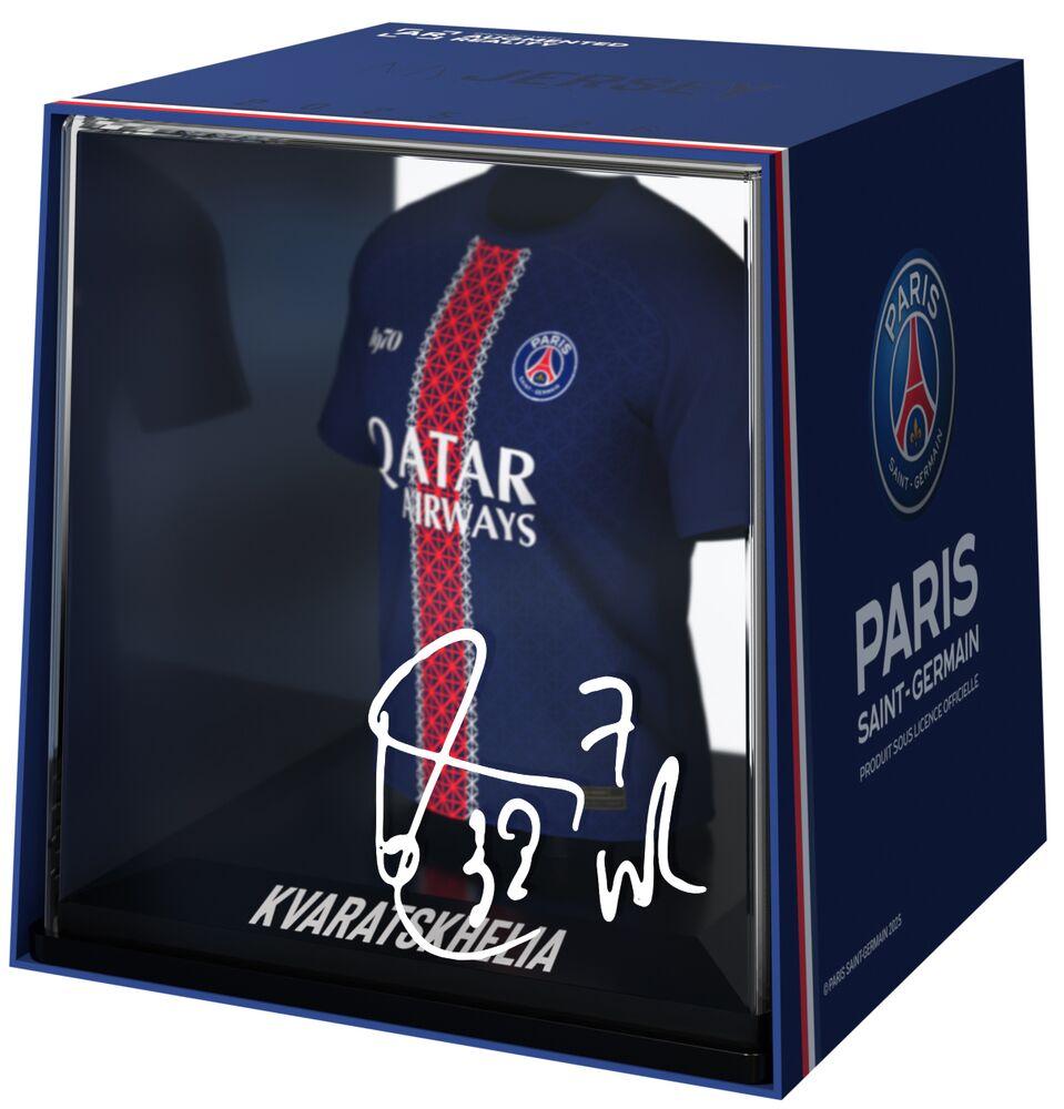 Figurine PSG Khvicha Kvaratskhelia N°7 – 20 Cm Articulée 10 Points, Licence Officielle, Cadeau Fan Paris