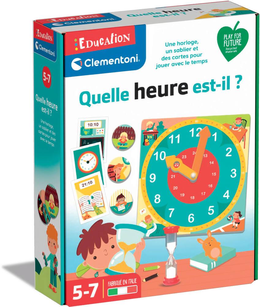 Clementoni | L'heure | Contient 1 Horloge, 13 Mini-Puzzles et 1 Guide. | 4 Ans | 52792 pas cher Clementoni | L'heure | Contient 1 Horloge, 13 Mini-Puzzles et 1 Guide. | 4 Ans | 52792 pas cher