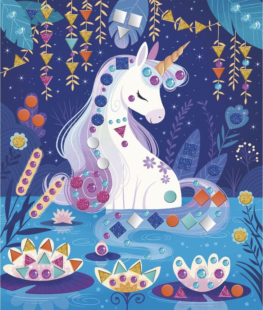 Kit Loisirs Créatifs Yazhiji – Licornes Et Princesses – 2 En 1 – Sans Colle, Sans Désordre – Pour Enfants De 4 à 12 Ans