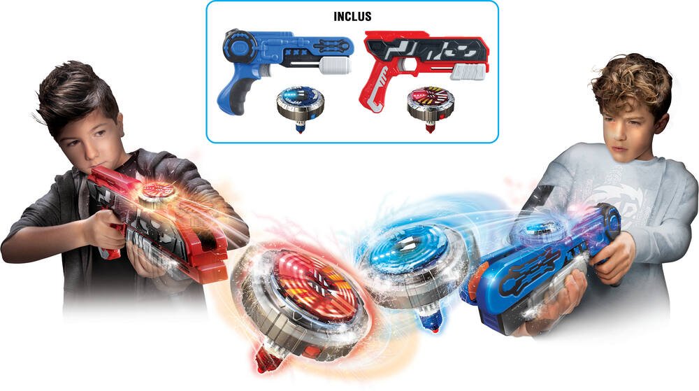 Toupies lumineuses Spinner Mad - Pack Deluxe 2 joueurs - SPINNER