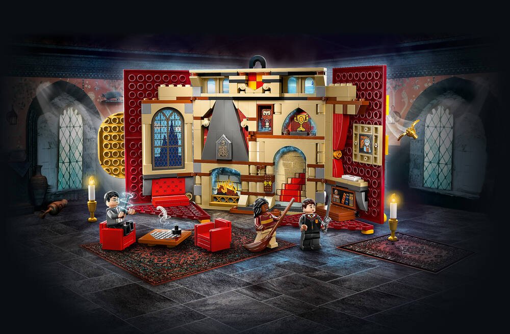 Le blason de la maison Gryffondor - LEGO® Harry Potter™ - 76409 - Jeux de  construction