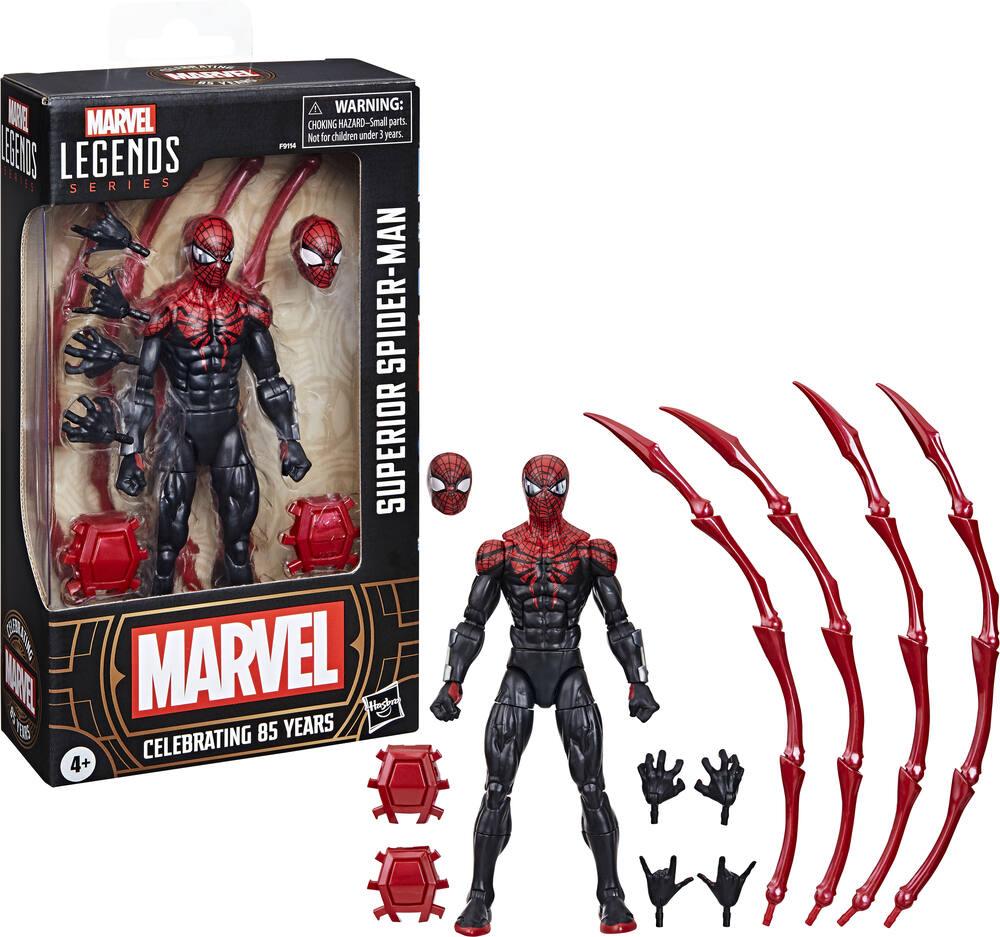 Marvel figurine legends series superior spider man figurines joueclub