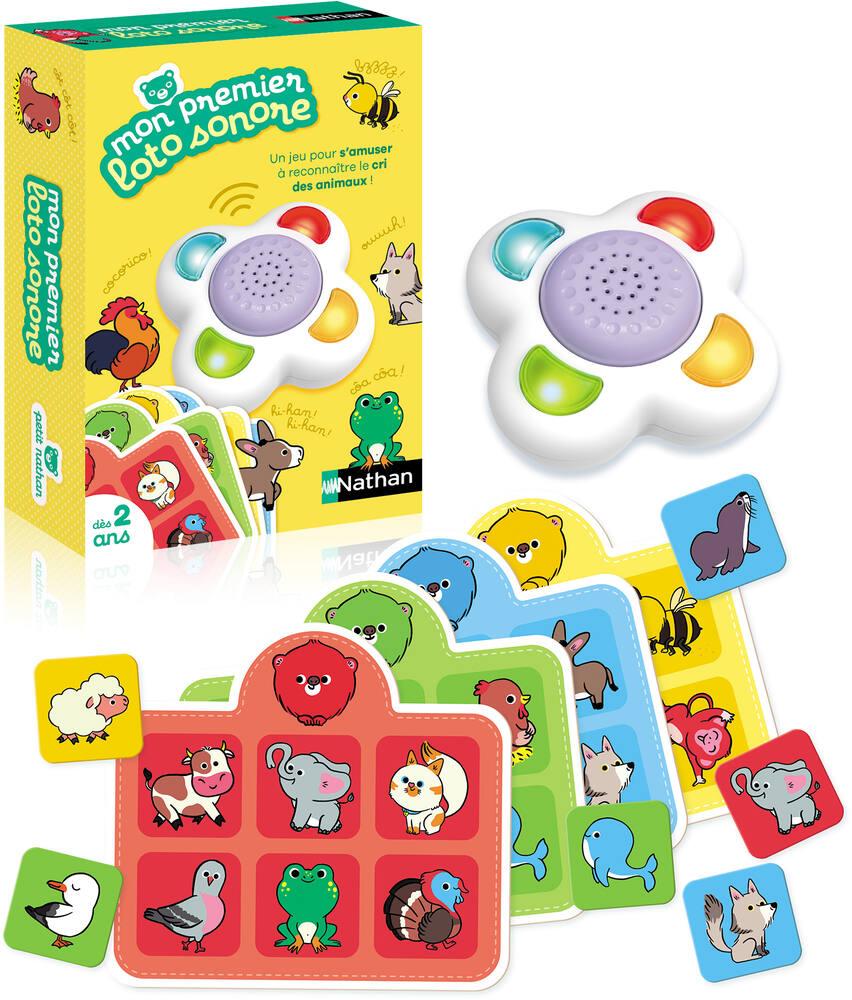 Ancien Jeu De Loto Comique Pour Enfant – Jouet Rétro Et Drôle