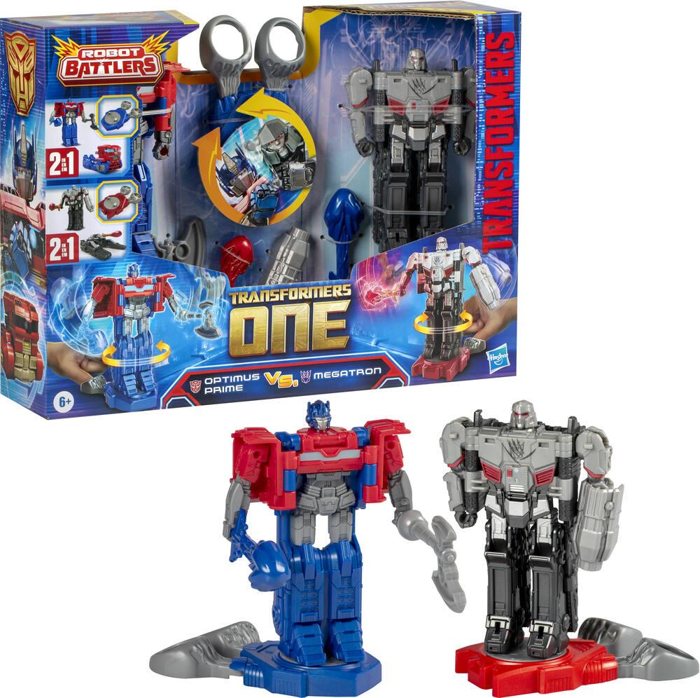 Transformers one robot battlers pack de 2 figurines vehicules garages joueclub