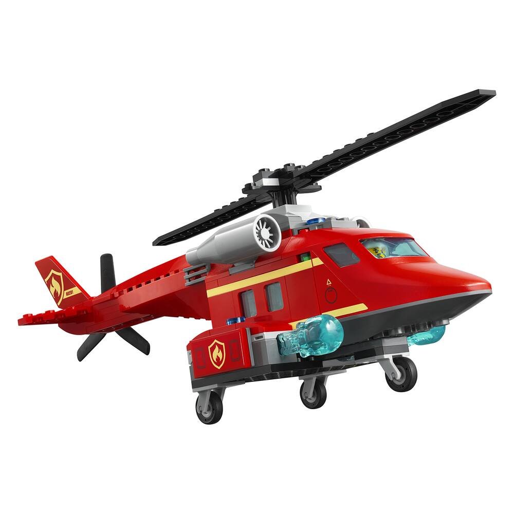 LEGO City - L'hélicoptère de secours des pompiers (60281) au