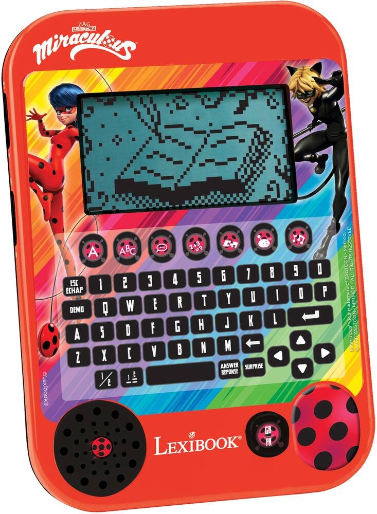 Tablette Éducative Bilingue SpiderMan (FR-EN) - LEXIBOOK - 7 - Bleu -  Enfant - 5 modes d'apprentissage bleu - Lexibook