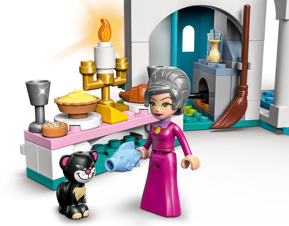 Lego®disney princess™ 43206 - le chateau de cendrillon et du prince  charmant, jeux de constructions & maquettes