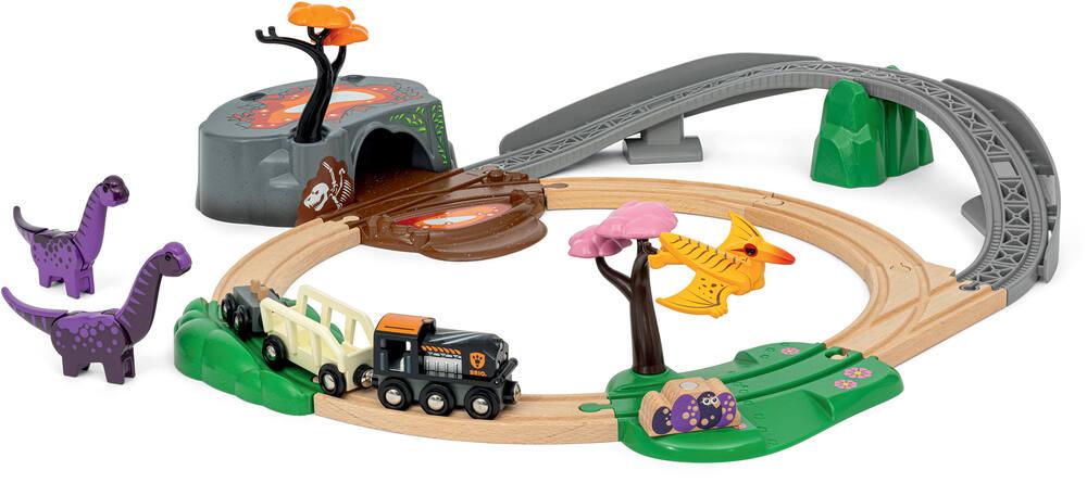 Jouet de voiture de dinosaure avec 4 mini voitures de dessin animé avec Jouet de voiture de dinosaure avec 4 mini voitures de dessin animé avec