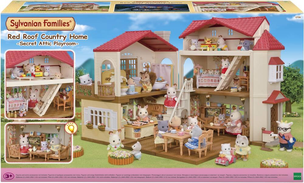 LA GRANDE MAISON ECLAIREE ET SA PIECE SECRETE SYLVANIAN MAISON