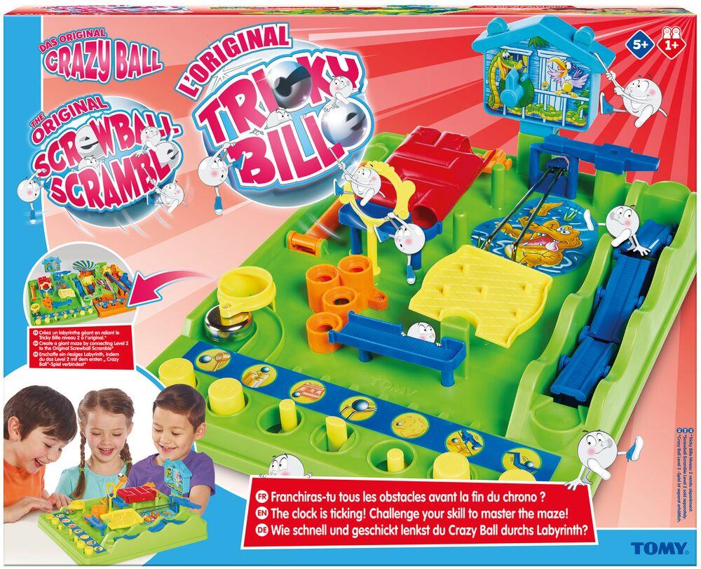 Tricky Bille Vintage – TOMY Jeu D’adresse Réf.7070 (1989) Lot N°1 Abîmée Mais Jouable