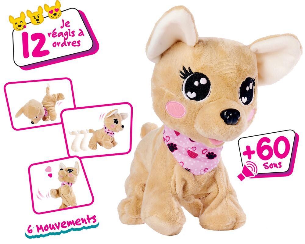 Chi chi love peluche baby boo interactif peluche jouéclub