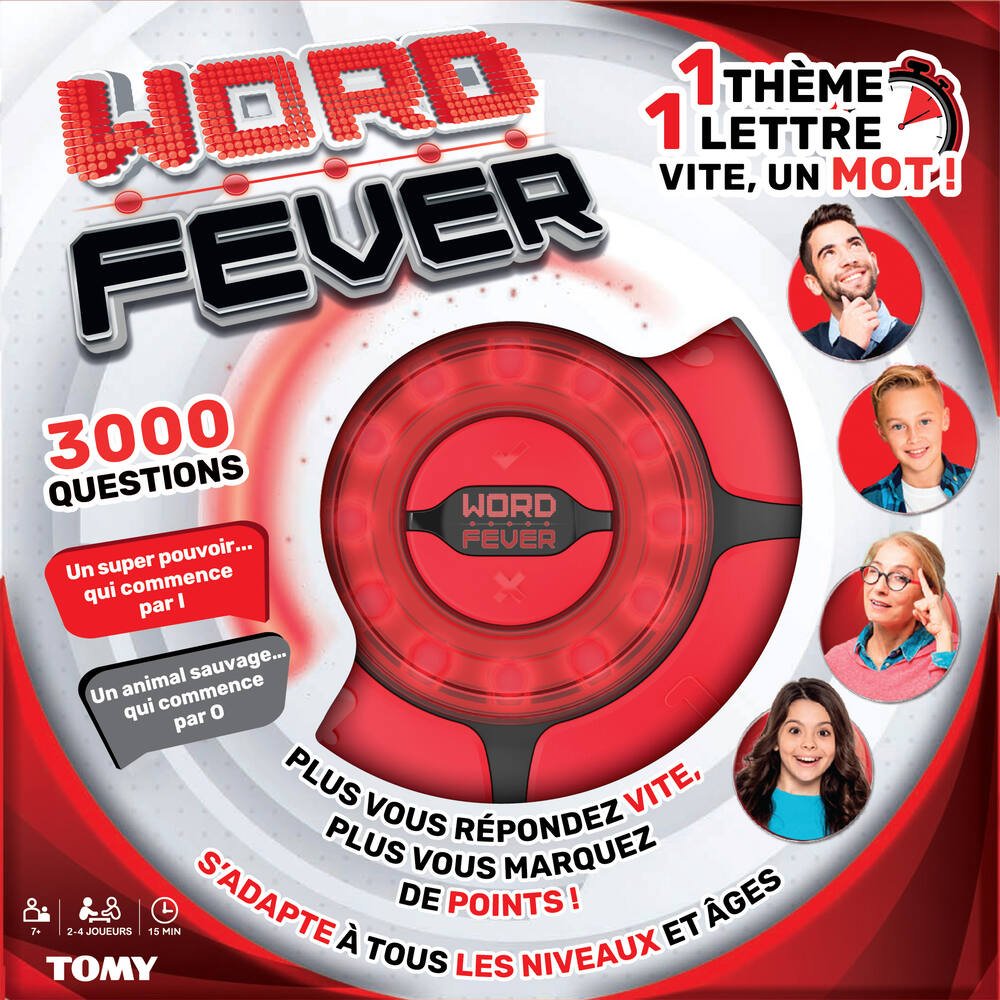 Word fever - jeux famille electronique, jeux de societe