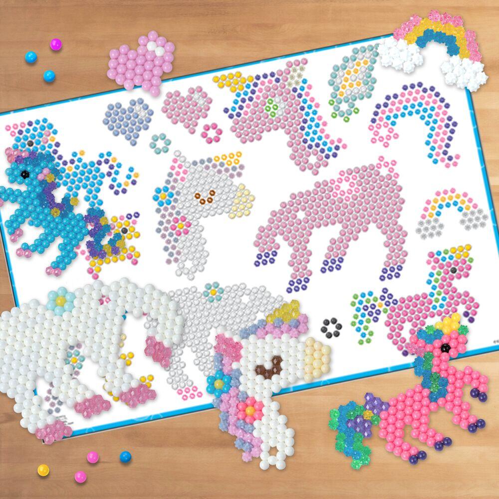 Kit Aquabeads Les Licornes Féériques - 1500 Perles à Eau Pour Enfants 4 Ans Et + - Loisir Créatif