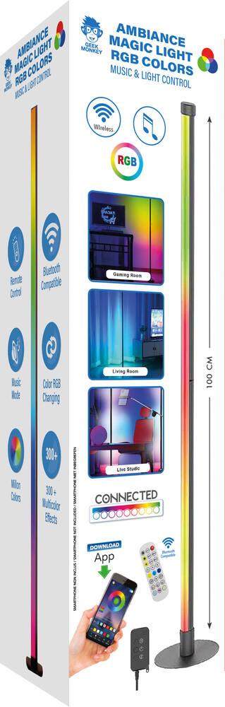 Lampe D'Ambiance Tactile RGB Multicolore Portable USB - Veilleuse Relaxante LED Multifonction