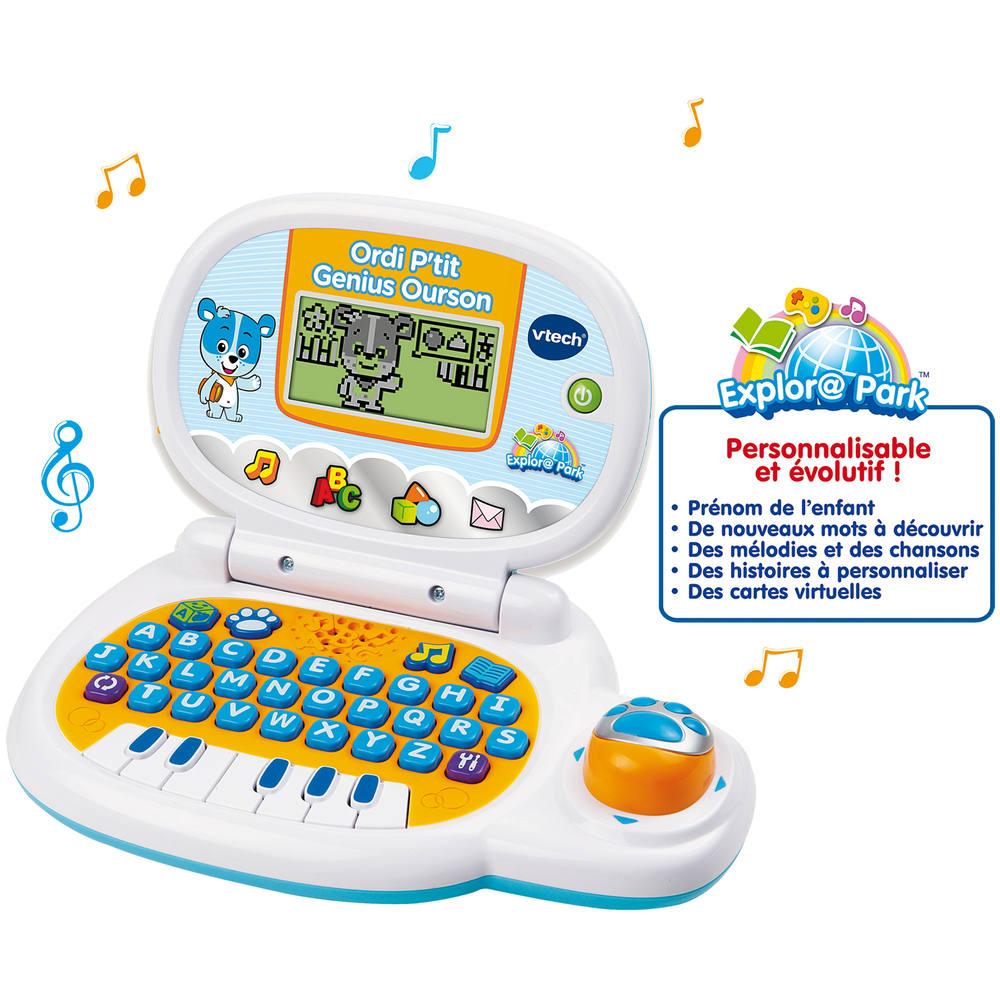 Ordi P Tit Genius Ourson Bleu Jeux Educatifs Joueclub