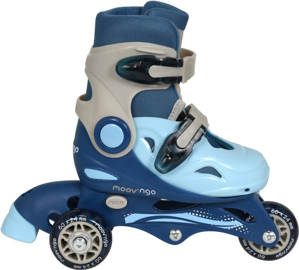 Rollers evolutifs roues taille 27-30 bleu jeux exterieurs et