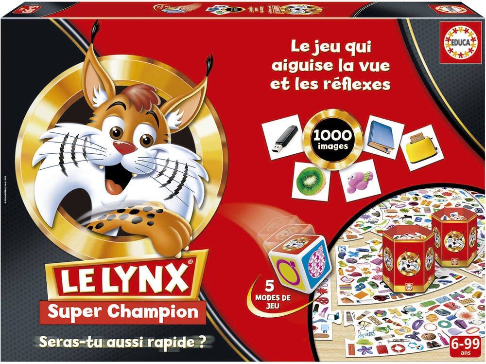 Lynx super champion - 1000 images, jeux de societe