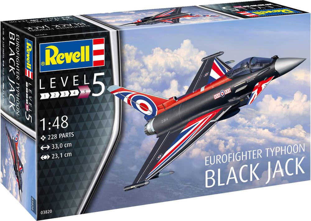 1/48e Revell Eurofighter Typhoon Black Jack - Les marques 1/48e Revell Eurofighter Typhoon Black Jack - Les marques