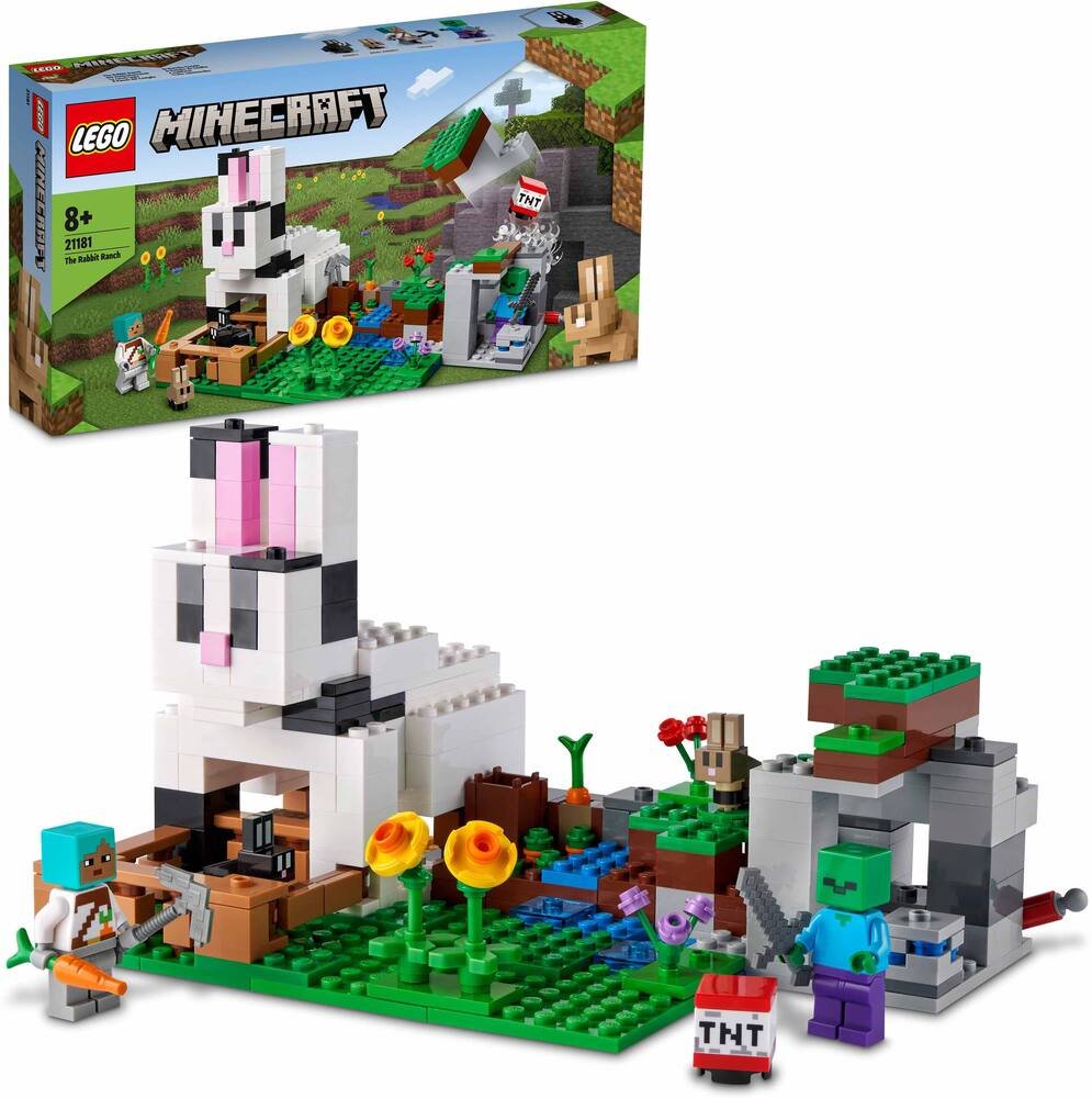 Lego®minecraft 21181 - le ranch lapin, jeux de constructions & maquettes