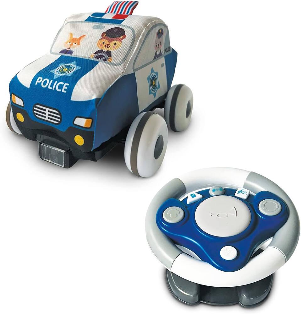 Voiture de police radiocommandee 1er age jeux exterieurs et sports joueclub