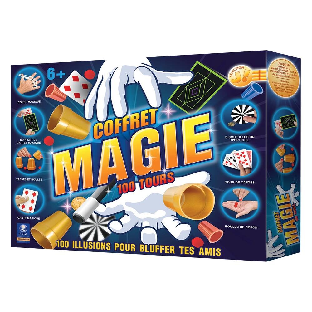 Coffret magie 100 tours, jeux de societe