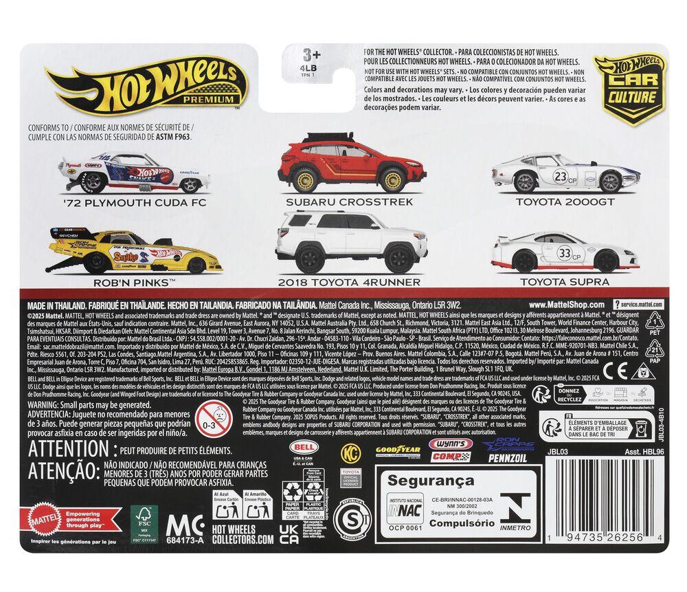 Hot wheels - coffret car culture premium 2 vehicules 1/64