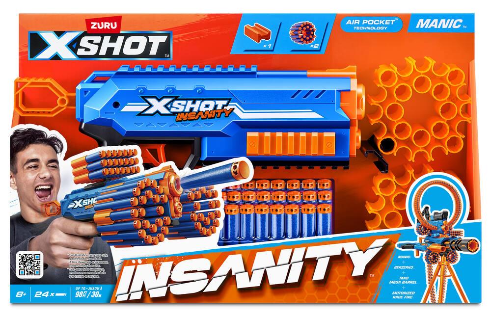X-shot insanity - manic blaster | jeux exterieurs et sports | jouéclub