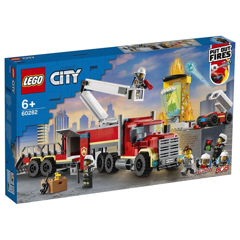 LEGO CITY 60282 - L'UNITÉ DE COMMANDEMENT DES POMPIERS