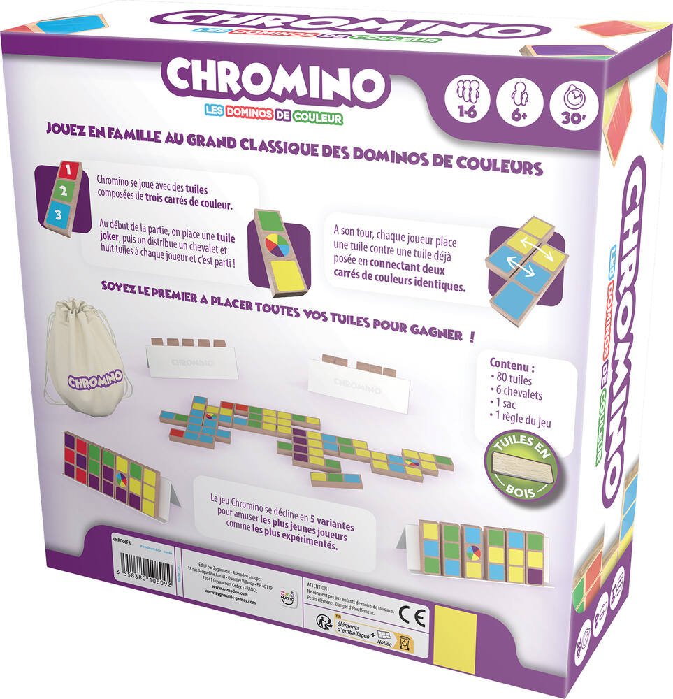 Top Jeux joue à - Chromino (Asmodee) 