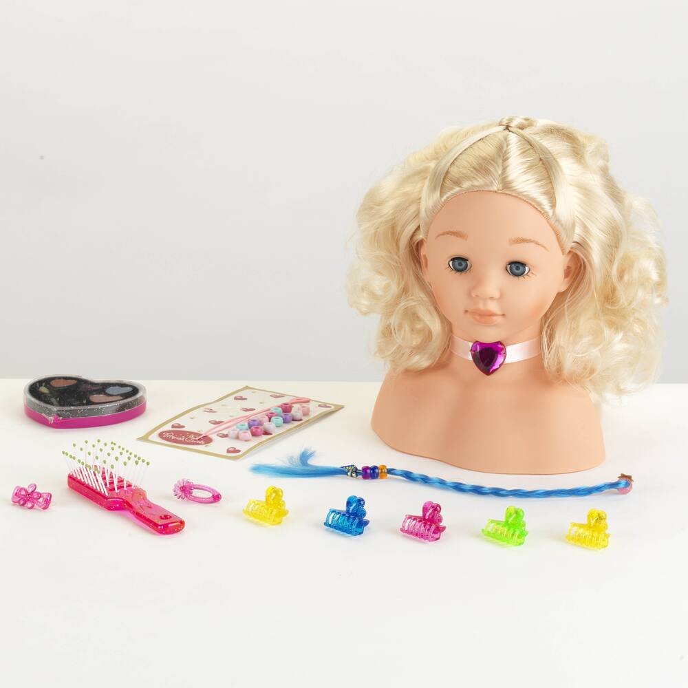 Tete a coiffer et a maquiller princess coralie modele moyen, jeux  d'imitation
