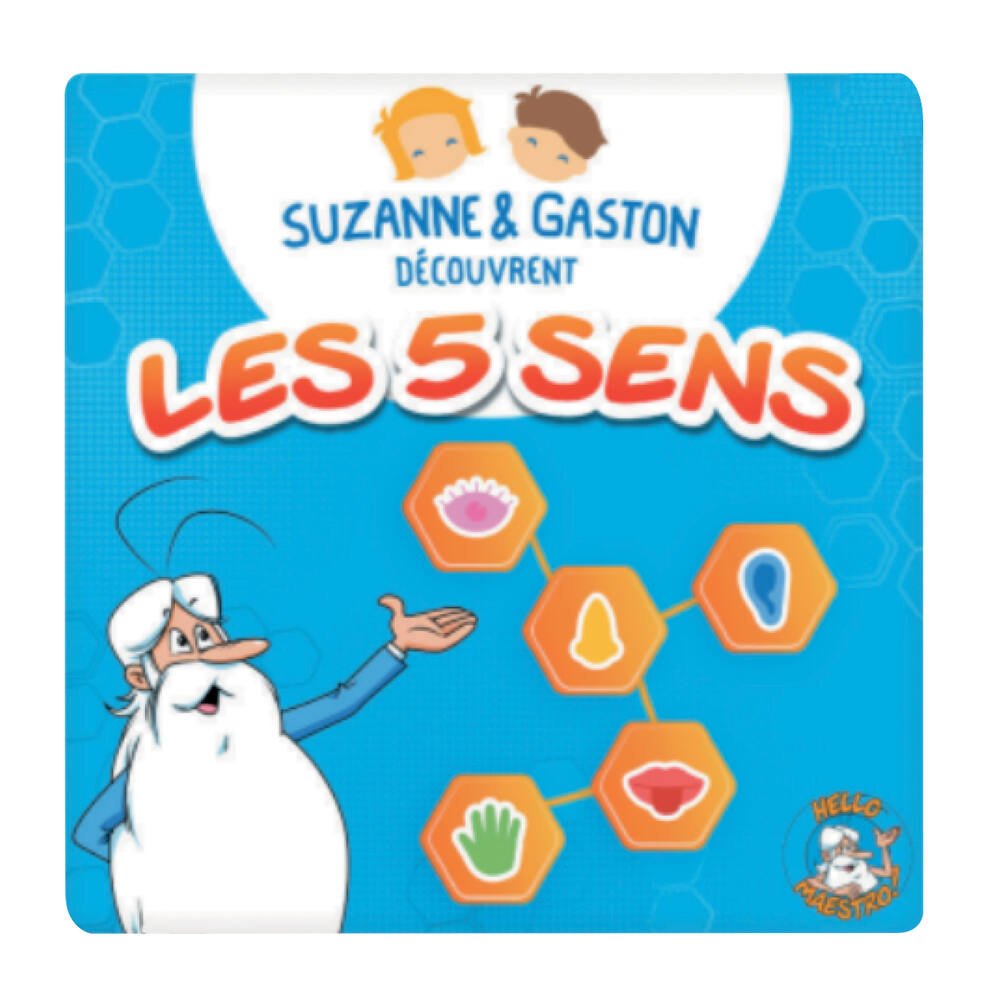 Livre Audio Intéractifs Suzanne et Gaston - Découvre les 5 sens