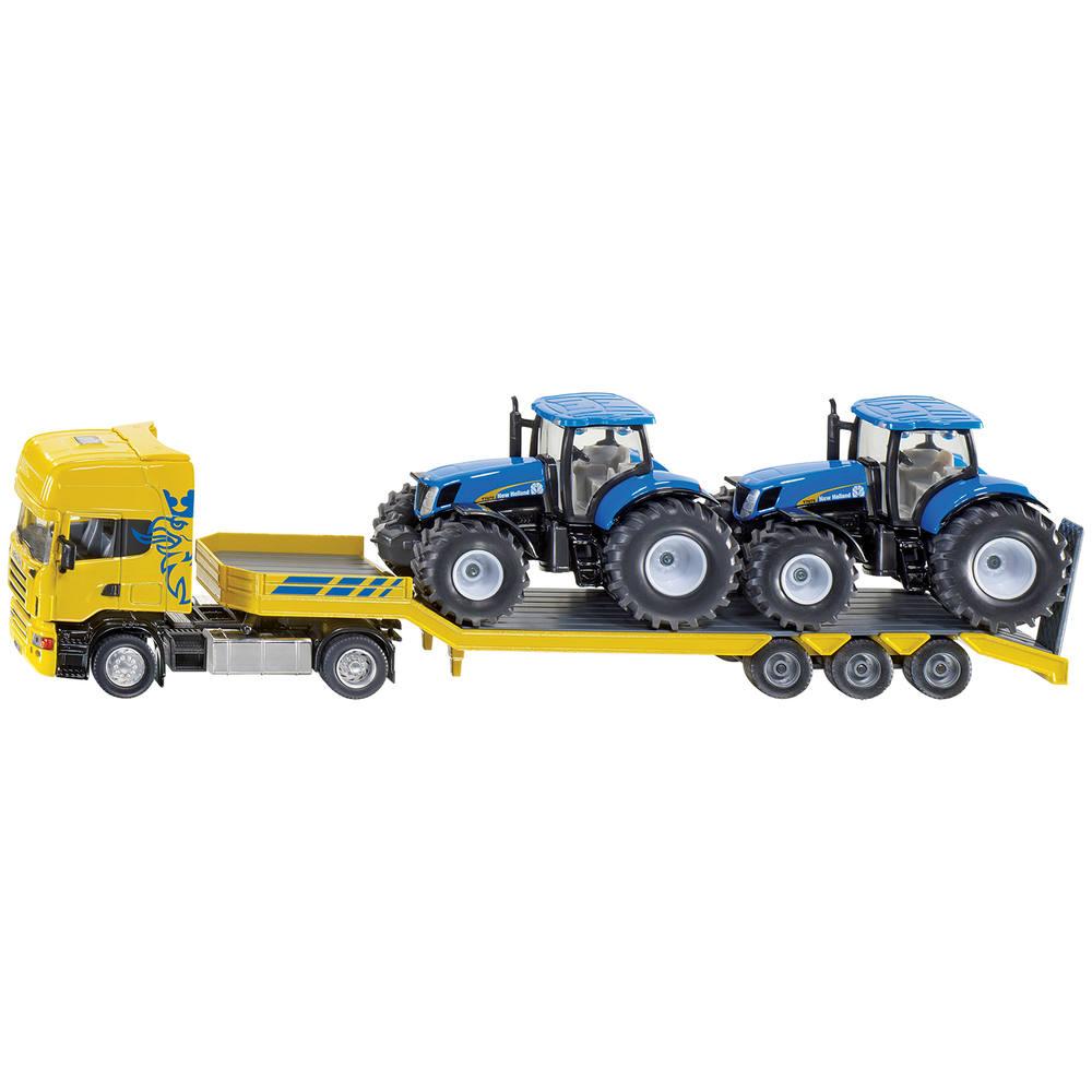 Camion avec 2 tracteurs new holland | vehicules-garages | jouéclub