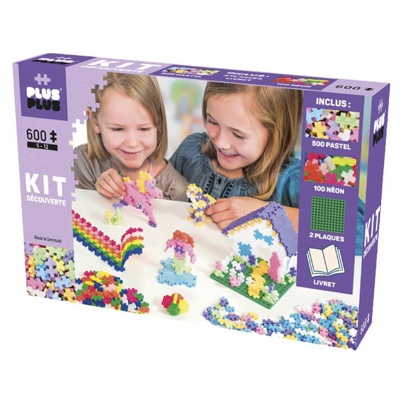Kit decouverte 600 pieces plus plus | jeux de constructions \u0026 maquettes |  jouéclub