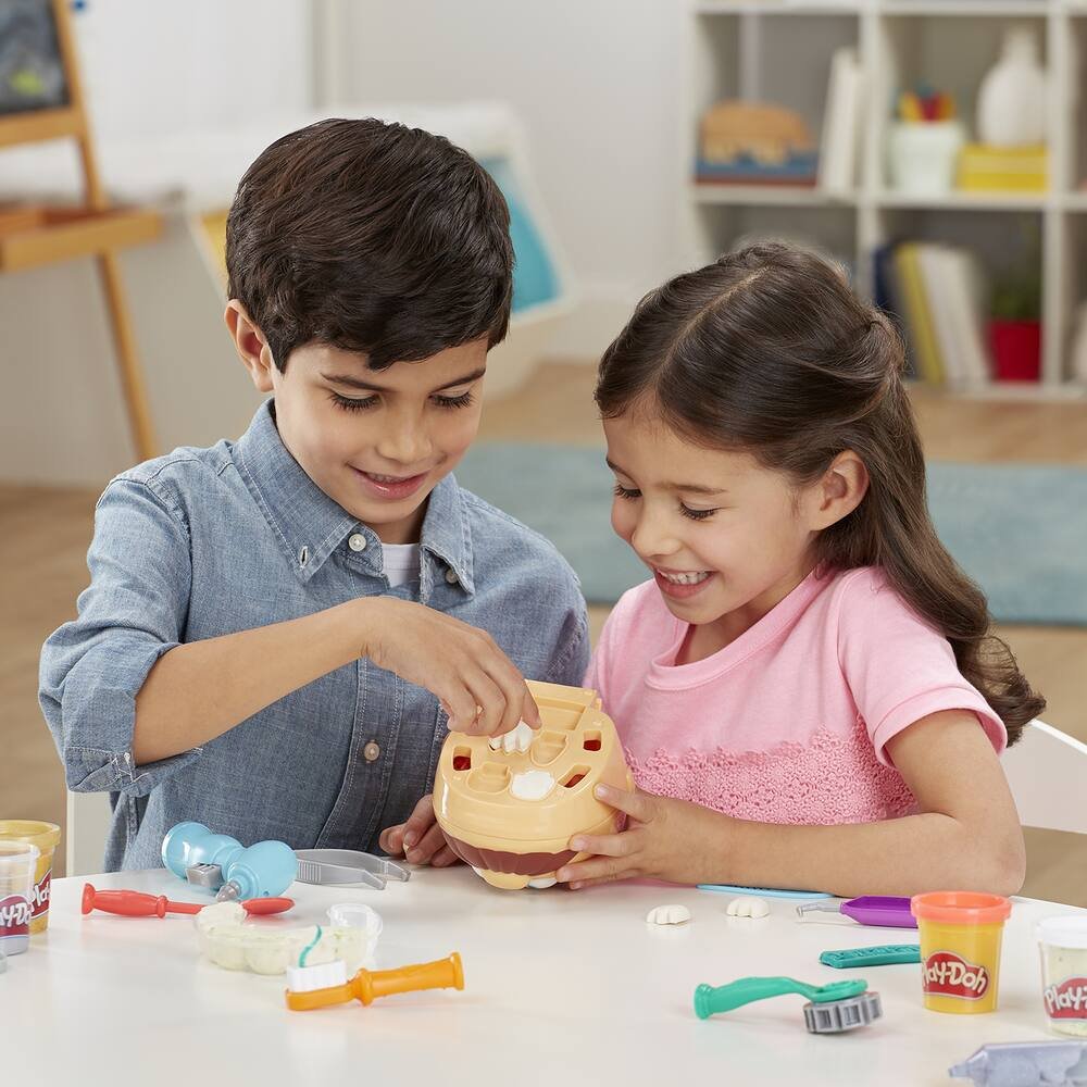 Play-doh cabinet dentaire, activites creatives et manuelles
