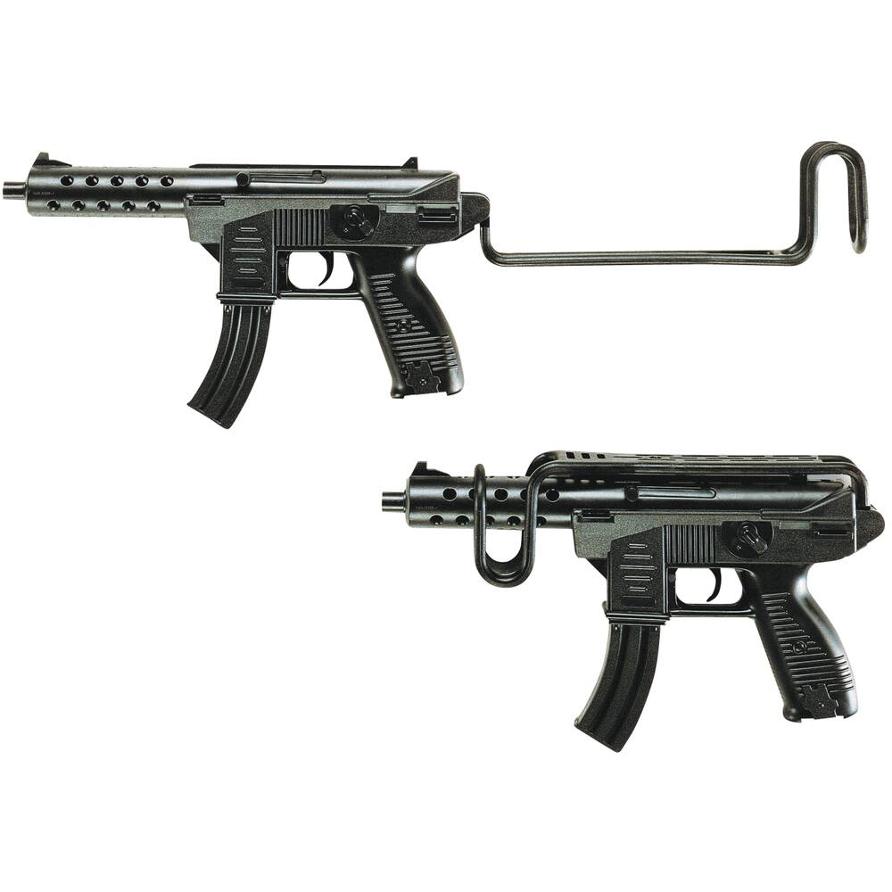 Pistolet jouet mitrailleuse AK-47 avec sons de tir et éclairage LED 50CM  (piles comprises)