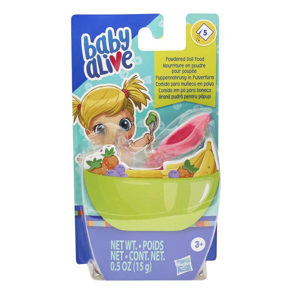 Baby alive recharge de nourriture en poudre pour poupÉe et poupon | poupees  | jouéclub