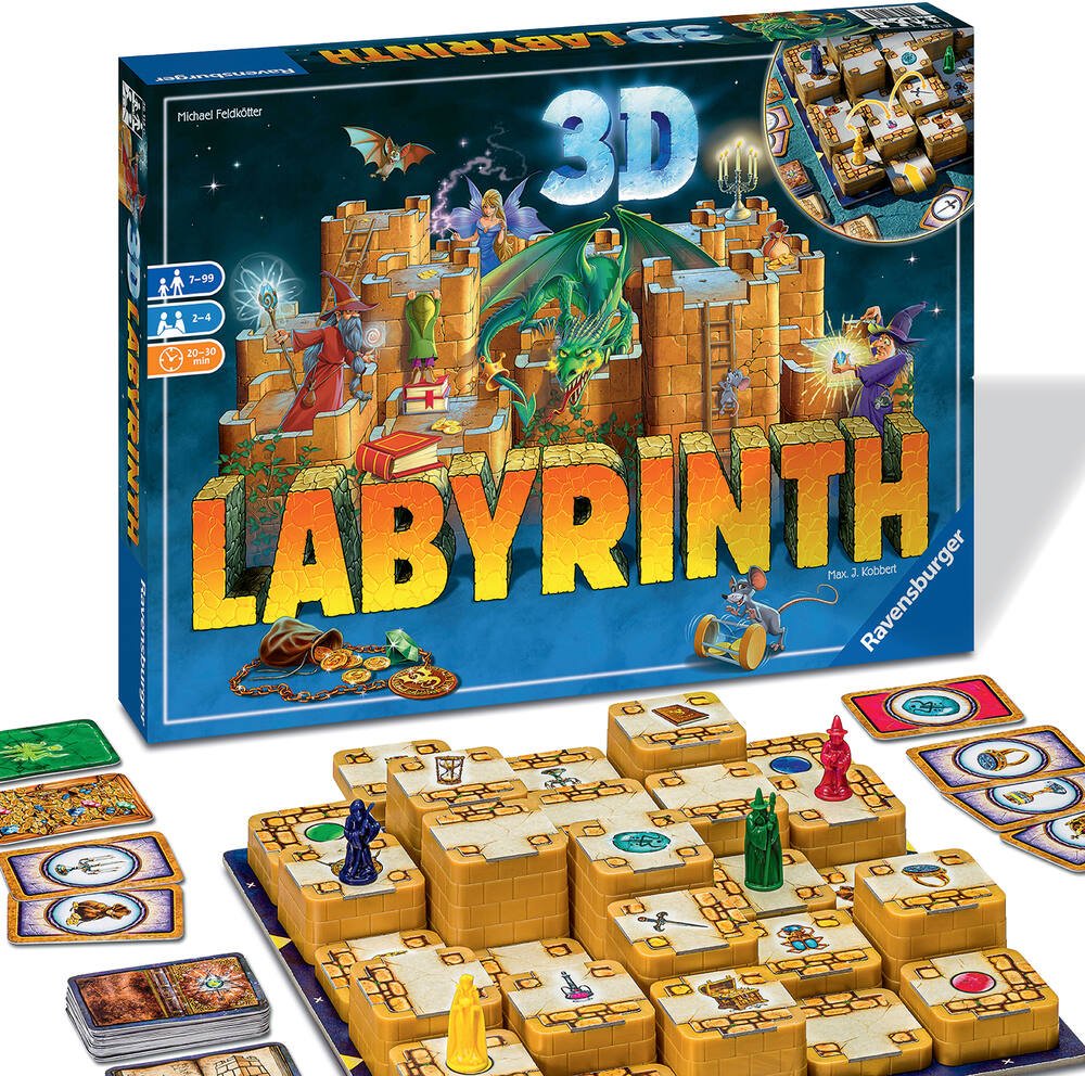 Labyrinthe 3D - Jeux d'ambiance