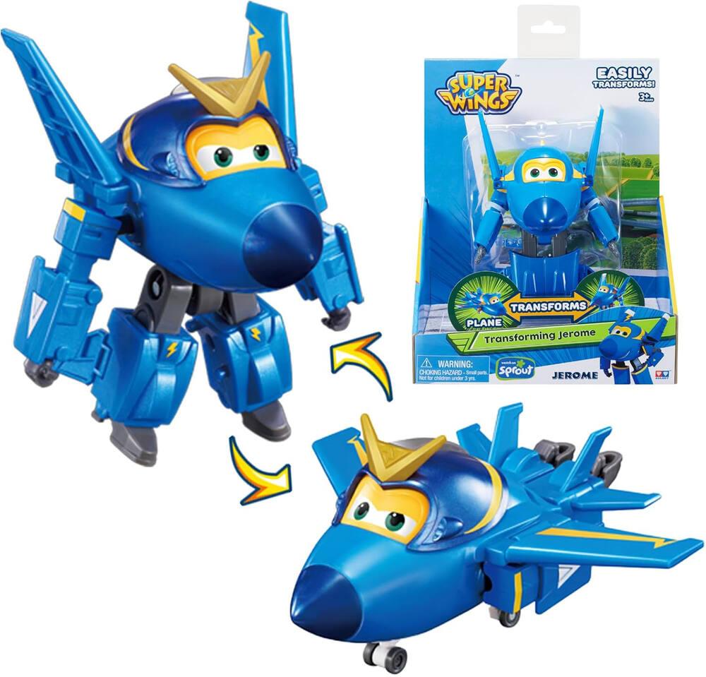 Super wings figurine transforming jerome 12 cm vehicules garages joueclub