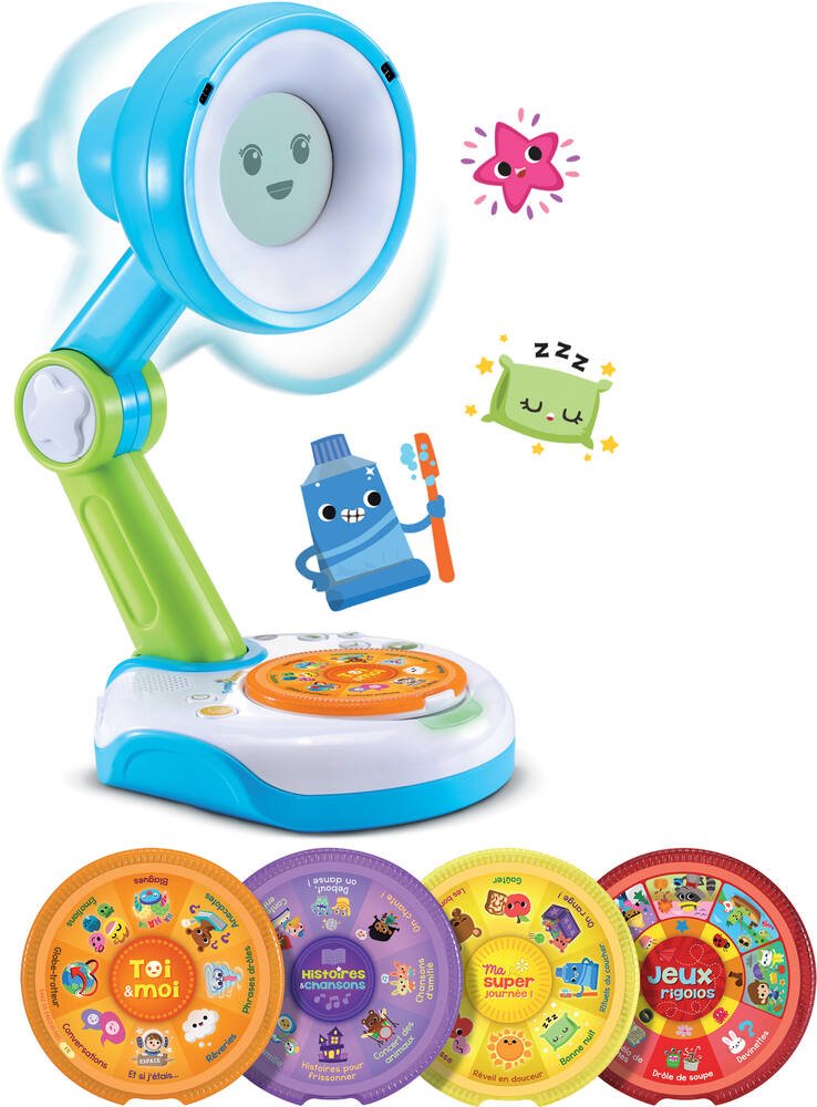 vtech Funny Sunny interactive lamp girlfriend blue - buy at