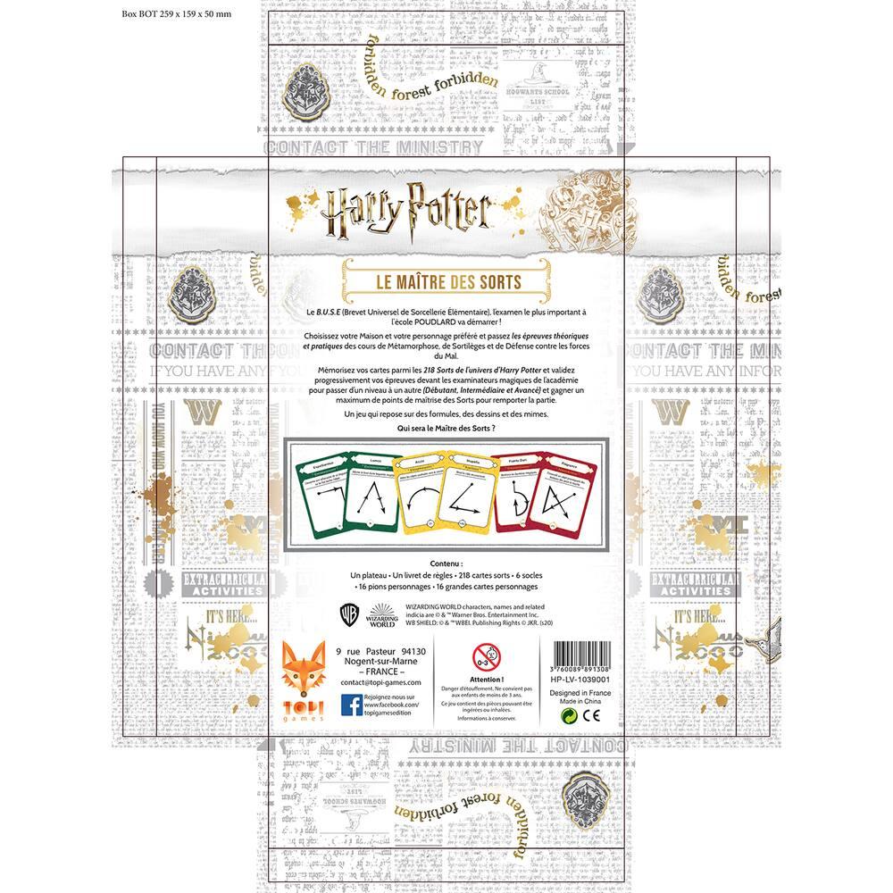 Jeu de société Harry Potter - TOPI GAMES - B.U.S.E - 20 min - Mixte - A partir de 7 ans - Jeux - Jouets