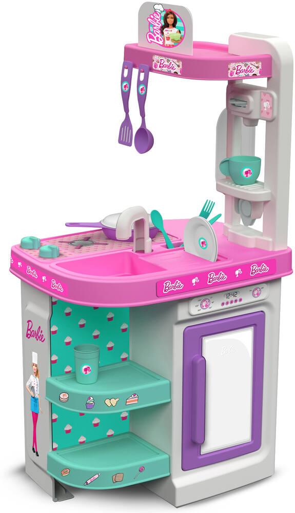 Barbie – Cuisine Lumineuse Et Sonore – 40 Accessoires – Jeu De Rôle – Dès 3 Ans