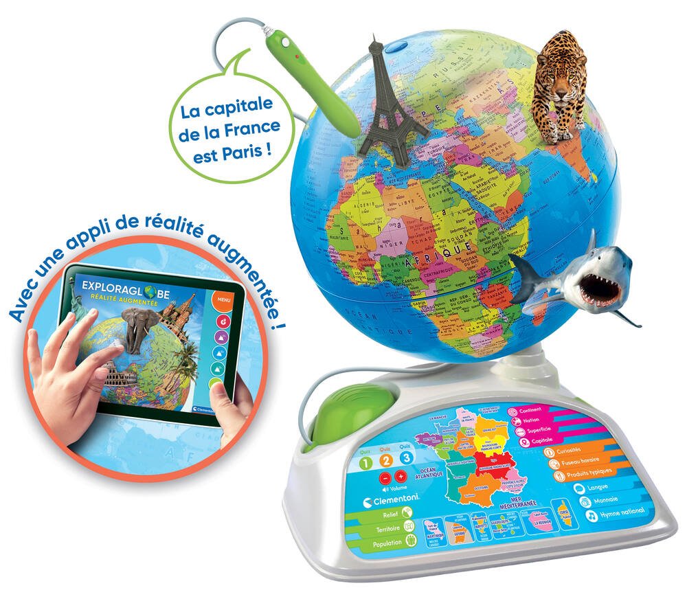 Premier globe interactif - Jeux éducatifs