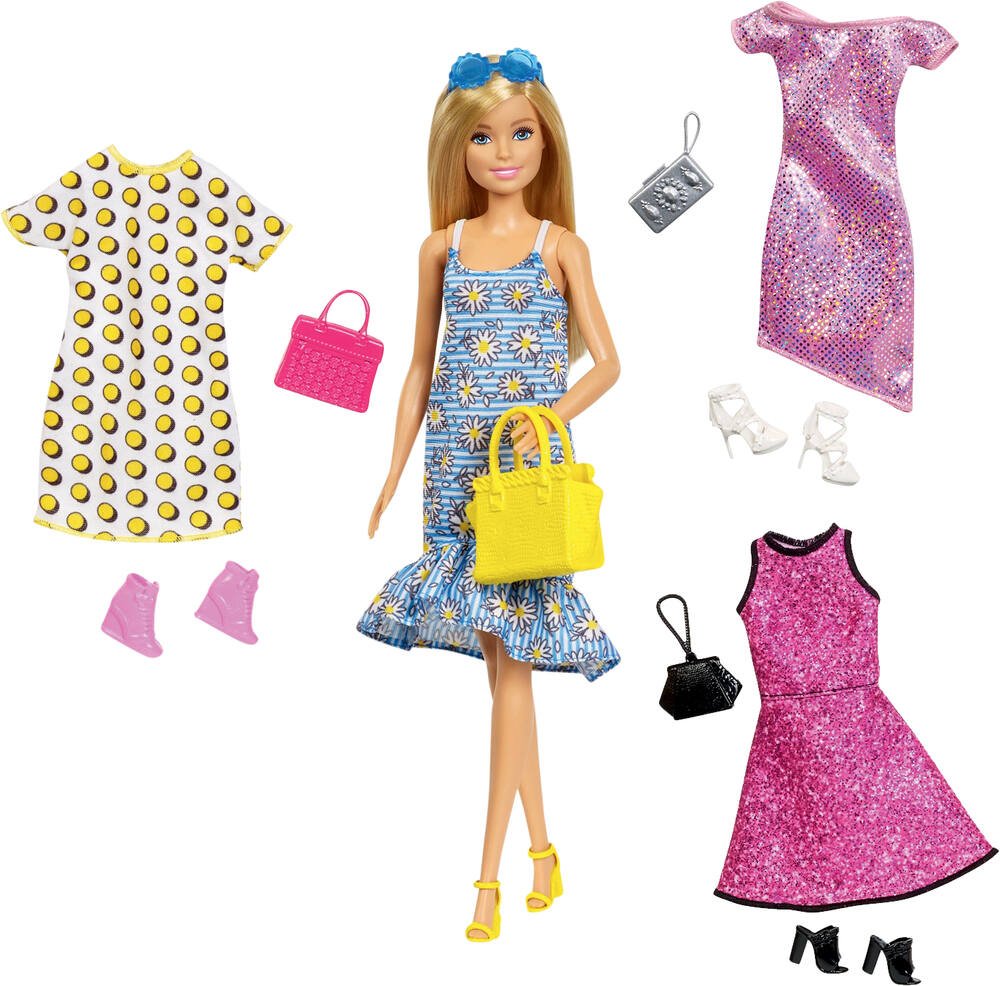 Coffret poupées Barbie Bateau et Voiture Mattel : King Jouet, Barbie et  poupées mannequin Mattel - Poupées Poupons