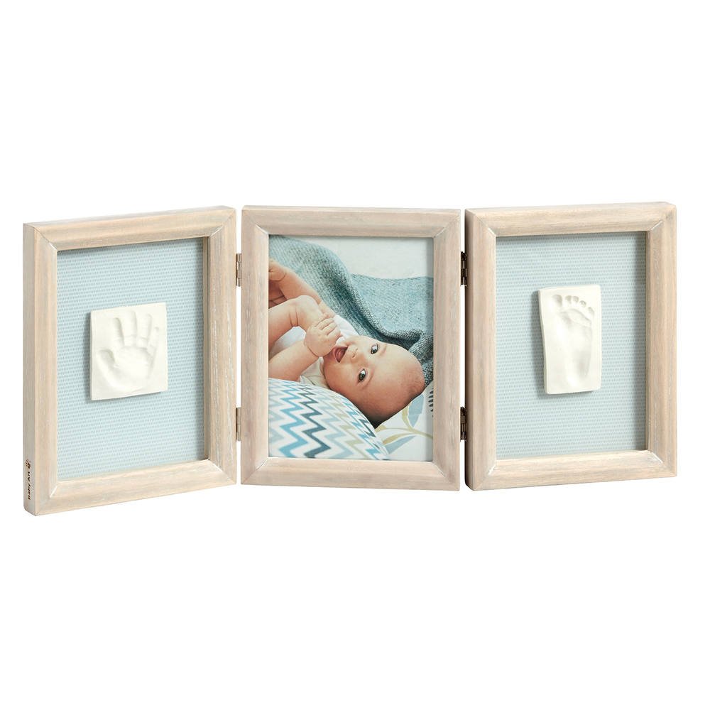 My Baby Touch Bois Ceruse Cadre Empreinte 3 Volets Jouets 1er Age Joueclub